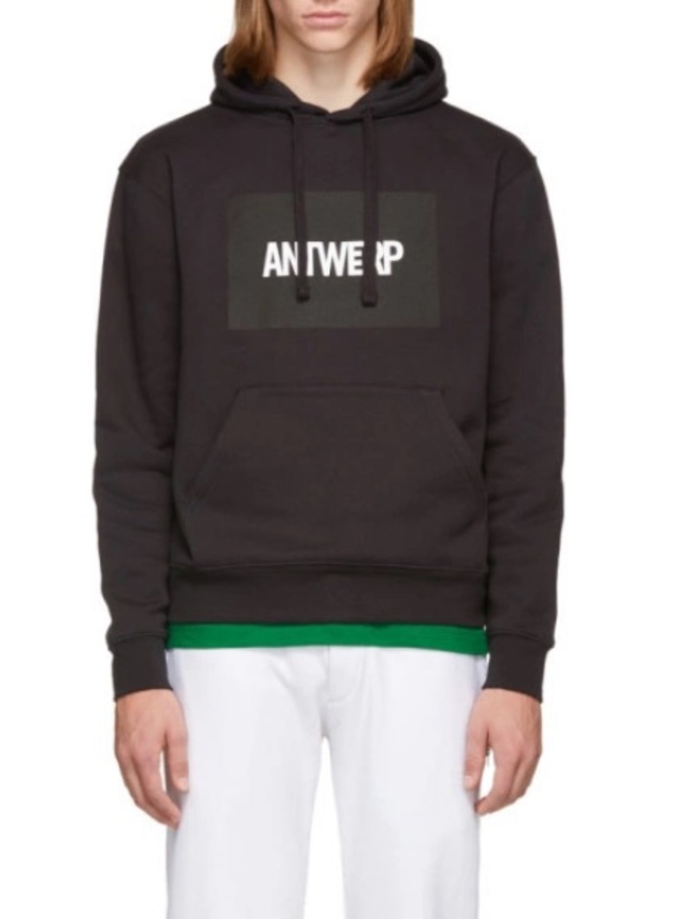 Vier Black Box Logo Hoodie